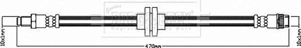 Borg & Beck BBH8335 - Flexible de frein cwaw.fr