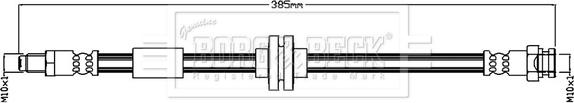 Borg & Beck BBH8745 - Flexible de frein cwaw.fr