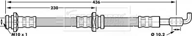 Borg & Beck BBH7062 - Flexible de frein cwaw.fr