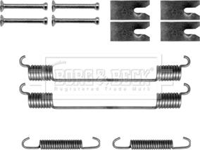 Borg & Beck BBK6148 - Kit d'accessoires, mâchoire de frein cwaw.fr