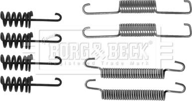 Borg & Beck BBK6143 - Kit d'accessoires, mâchoires de frein de stationnement cwaw.fr