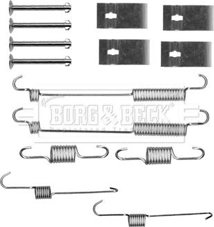 Borg & Beck BBK6161 - Kit d'accessoires, mâchoire de frein cwaw.fr