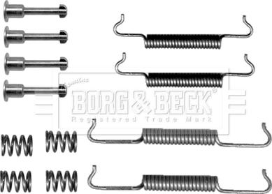 Borg & Beck BBK6139 - Kit d'accessoires, mâchoires de frein de stationnement cwaw.fr