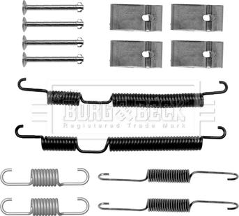 Borg & Beck BBK6310 - Kit d'accessoires, mâchoire de frein cwaw.fr