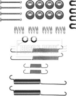 Borg & Beck BBK6254 - Kit d'accessoires, mâchoire de frein cwaw.fr