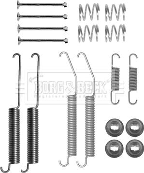 Borg & Beck BBK6231 - Kit d'accessoires, mâchoire de frein cwaw.fr