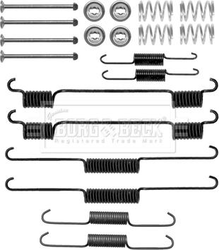 Borg & Beck BBK6224 - Kit d'accessoires, mâchoire de frein cwaw.fr