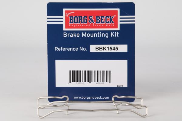 Borg & Beck BBK1545 - Kit d'accessoires, plaquette de frein à disque cwaw.fr