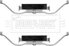 Borg & Beck BBK1586 - Kit d'accessoires, plaquette de frein à disque cwaw.fr