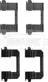 Borg & Beck BBK1256 - Kit d'accessoires, plaquette de frein à disque cwaw.fr