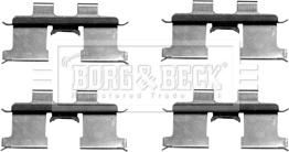 Borg & Beck BBK1285 - Kit d'accessoires, plaquette de frein à disque cwaw.fr