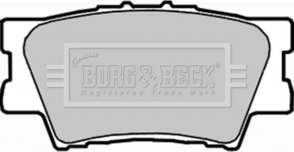 Borg & Beck BBP1990 - Kit de plaquettes de frein, frein à disque cwaw.fr