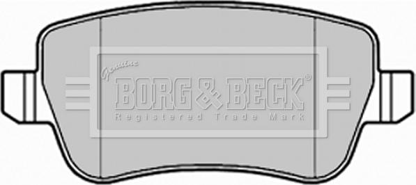 Borg & Beck BBP1992 - Kit de plaquettes de frein, frein à disque cwaw.fr