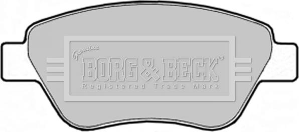 Borg & Beck BBP1997 - Kit de plaquettes de frein, frein à disque cwaw.fr