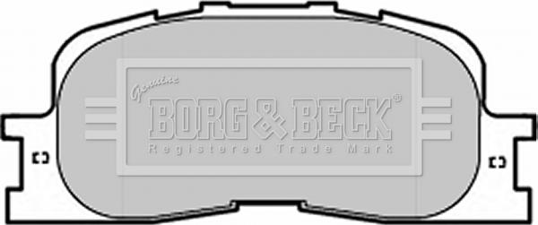 Borg & Beck BBP1952 - Kit de plaquettes de frein, frein à disque cwaw.fr