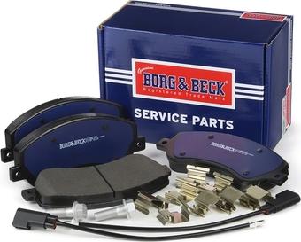 Borg & Beck BBP1964 - Kit de plaquettes de frein, frein à disque cwaw.fr