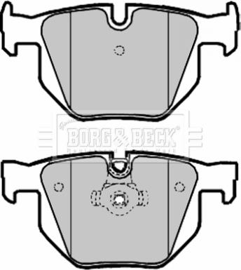 Borg & Beck BBP1961 - Kit de plaquettes de frein, frein à disque cwaw.fr