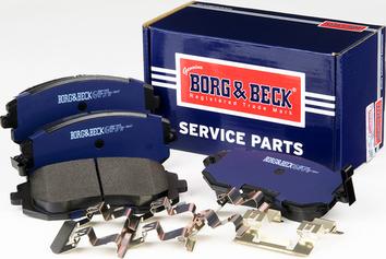 Borg & Beck BBP1905 - Kit de plaquettes de frein, frein à disque cwaw.fr