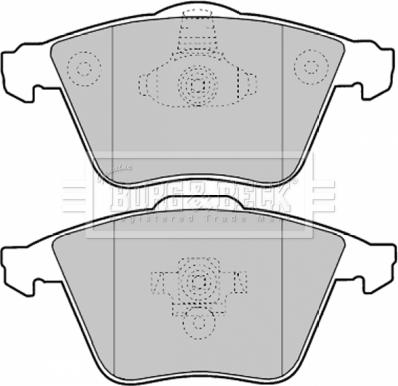 Borg & Beck BBP1903 - Kit de plaquettes de frein, frein à disque cwaw.fr