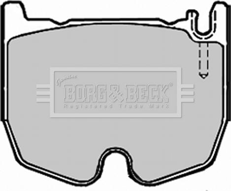 Borg & Beck BBP1919 - Kit de plaquettes de frein, frein à disque cwaw.fr