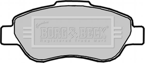 Borg & Beck BBP1914 - Kit de plaquettes de frein, frein à disque cwaw.fr