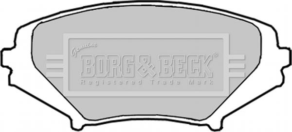 Borg & Beck BBP1915 - Kit de plaquettes de frein, frein à disque cwaw.fr