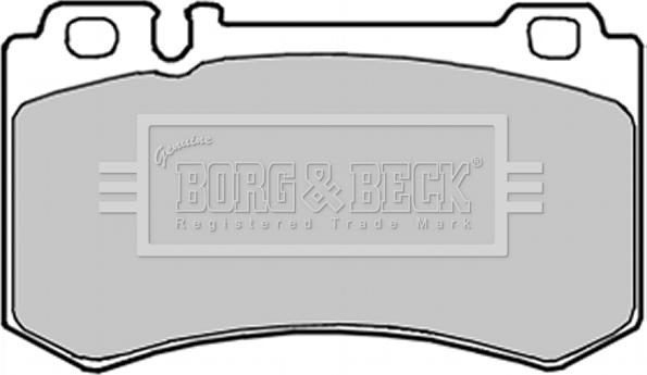 Borg & Beck BBP1916 - Kit de plaquettes de frein, frein à disque cwaw.fr