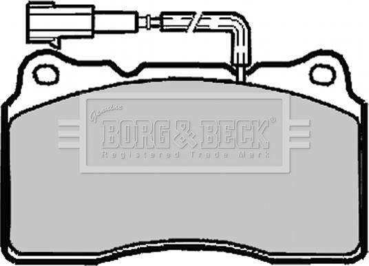 HELLA 9951155 - Kit de plaquettes de frein, frein à disque cwaw.fr