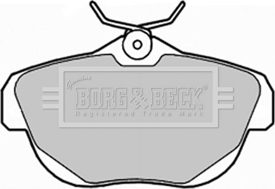 Borg & Beck BBP1989 - Kit de plaquettes de frein, frein à disque cwaw.fr