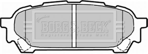 Borg & Beck BBP1935 - Kit de plaquettes de frein, frein à disque cwaw.fr