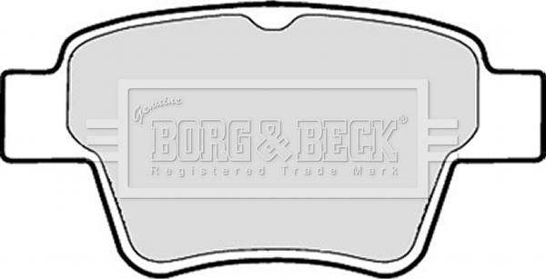 Borg & Beck BBP1920 - Kit de plaquettes de frein, frein à disque cwaw.fr