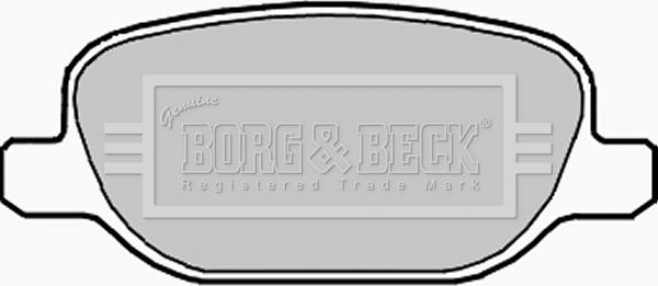 Borg & Beck BBP1978 - Kit de plaquettes de frein, frein à disque cwaw.fr