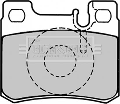 Borg & Beck BBP1495 - Kit de plaquettes de frein, frein à disque cwaw.fr