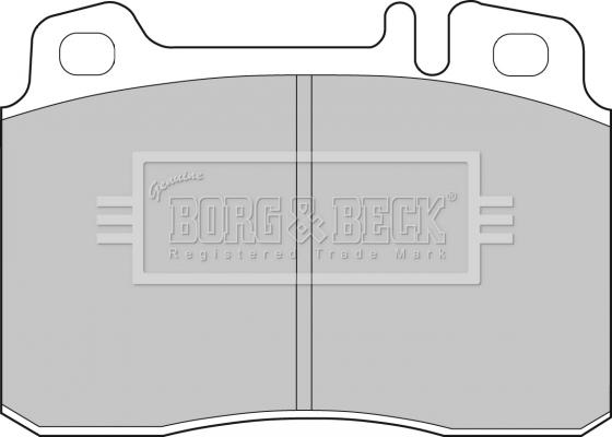 Borg & Beck BBP1492 - Kit de plaquettes de frein, frein à disque cwaw.fr