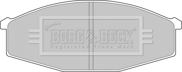 Borg & Beck BBP1497 - Kit de plaquettes de frein, frein à disque cwaw.fr