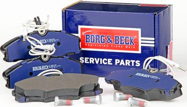 Borg & Beck BBP1459 - Kit de plaquettes de frein, frein à disque cwaw.fr