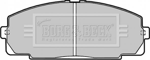 Borg & Beck BBP1451 - Kit de plaquettes de frein, frein à disque cwaw.fr