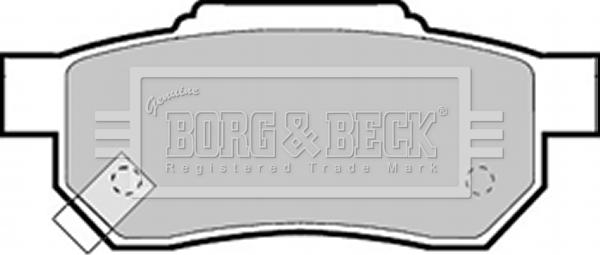 Borg & Beck BBP1453 - Kit de plaquettes de frein, frein à disque cwaw.fr