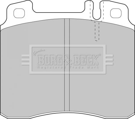 Borg & Beck BBP1464 - Kit de plaquettes de frein, frein à disque cwaw.fr