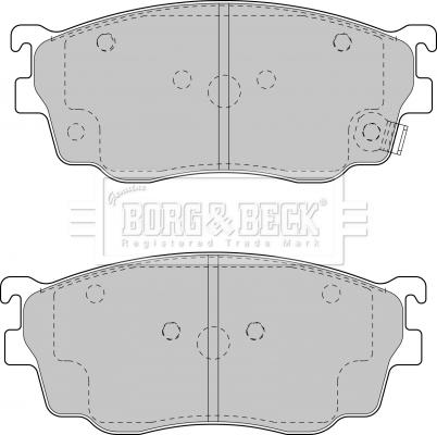 Borg & Beck BBP1404 - Kit de plaquettes de frein, frein à disque cwaw.fr