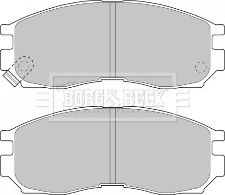 Borg & Beck BBP1484 - Kit de plaquettes de frein, frein à disque cwaw.fr