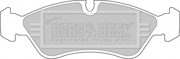 Borg & Beck BBP1423 - Kit de plaquettes de frein, frein à disque cwaw.fr