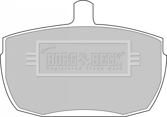 Borg & Beck BBP1422 - Kit de plaquettes de frein, frein à disque cwaw.fr