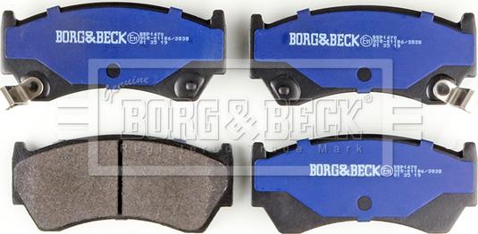 Borg & Beck BBP1470 - Kit de plaquettes de frein, frein à disque cwaw.fr