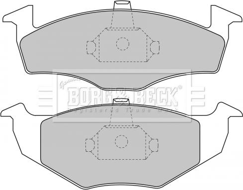 BENDIX 572376 - Kit de plaquettes de frein, frein à disque cwaw.fr