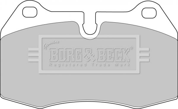 Borg & Beck BBP1596 - Kit de plaquettes de frein, frein à disque cwaw.fr