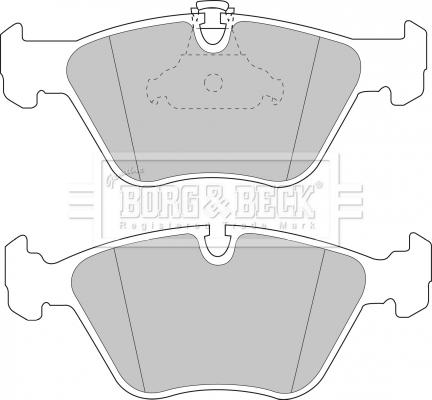 Borg & Beck BBP1590 - Kit de plaquettes de frein, frein à disque cwaw.fr