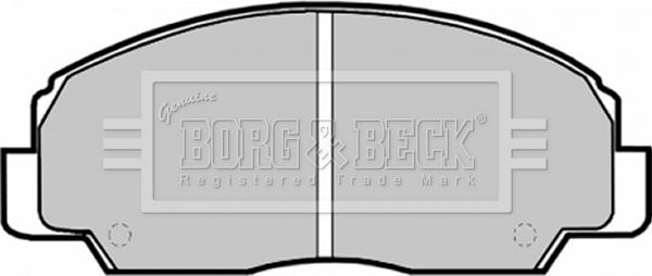 Borg & Beck BBP1592 - Kit de plaquettes de frein, frein à disque cwaw.fr