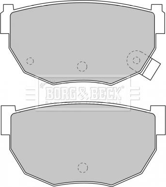 Borg & Beck BBP1549 - Kit de plaquettes de frein, frein à disque cwaw.fr