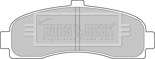 Borg & Beck BBP1541 - Kit de plaquettes de frein, frein à disque cwaw.fr